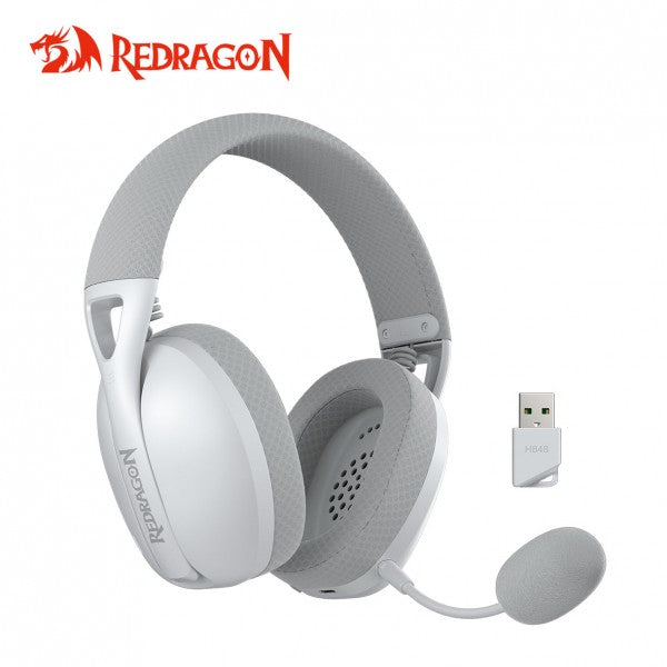 Audífono IRE H848G  White /Grey Wireless Redragon