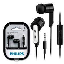 Audífonos Manos Libres Philips She1405 bk