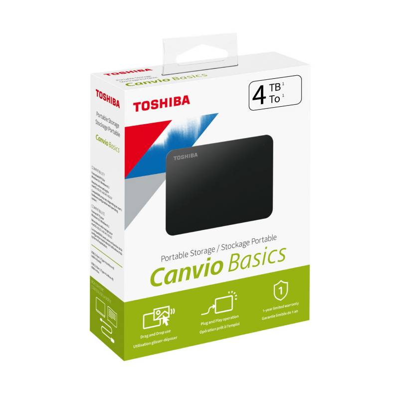 Disco Duro Externo Toshiba Canvio Basic 4TB