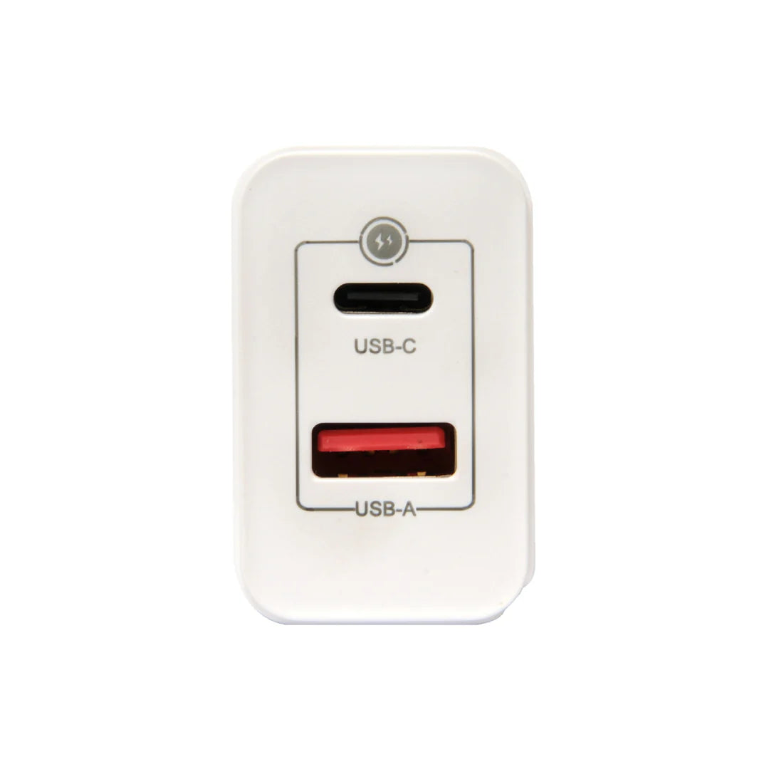 Cargador De Pared 2 Puertos USB A - USB C 200540 TECMASTER