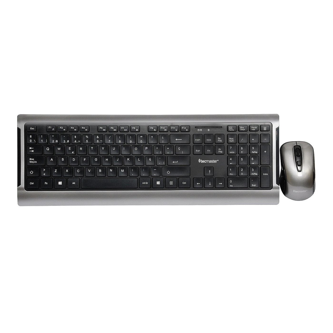 Kit Teclado + Mouse Inalámbrico TM-CMT-LD100 Tecmaster