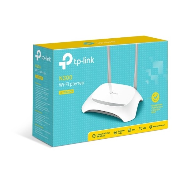 Router inalámbrico 300 Mbps, TL-WR840N TP Link