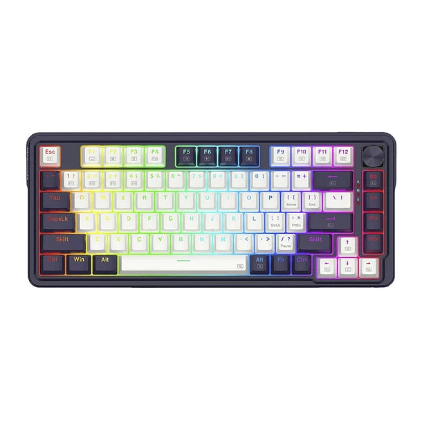 Teclado Mecánico Redragon Ucal PRO K673 RGB inalámbrico Blanco/ Negro Switch Red