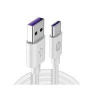 HP Cable USB-C a USB-A 2mts 3A Carga Rápida y Datos 480 Mbps Blanco