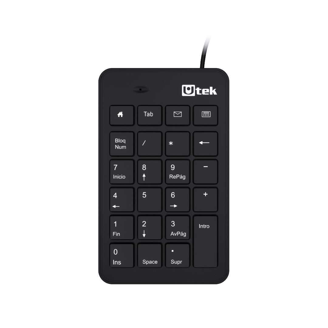 Teclado numérico USB multimedia 23 botones