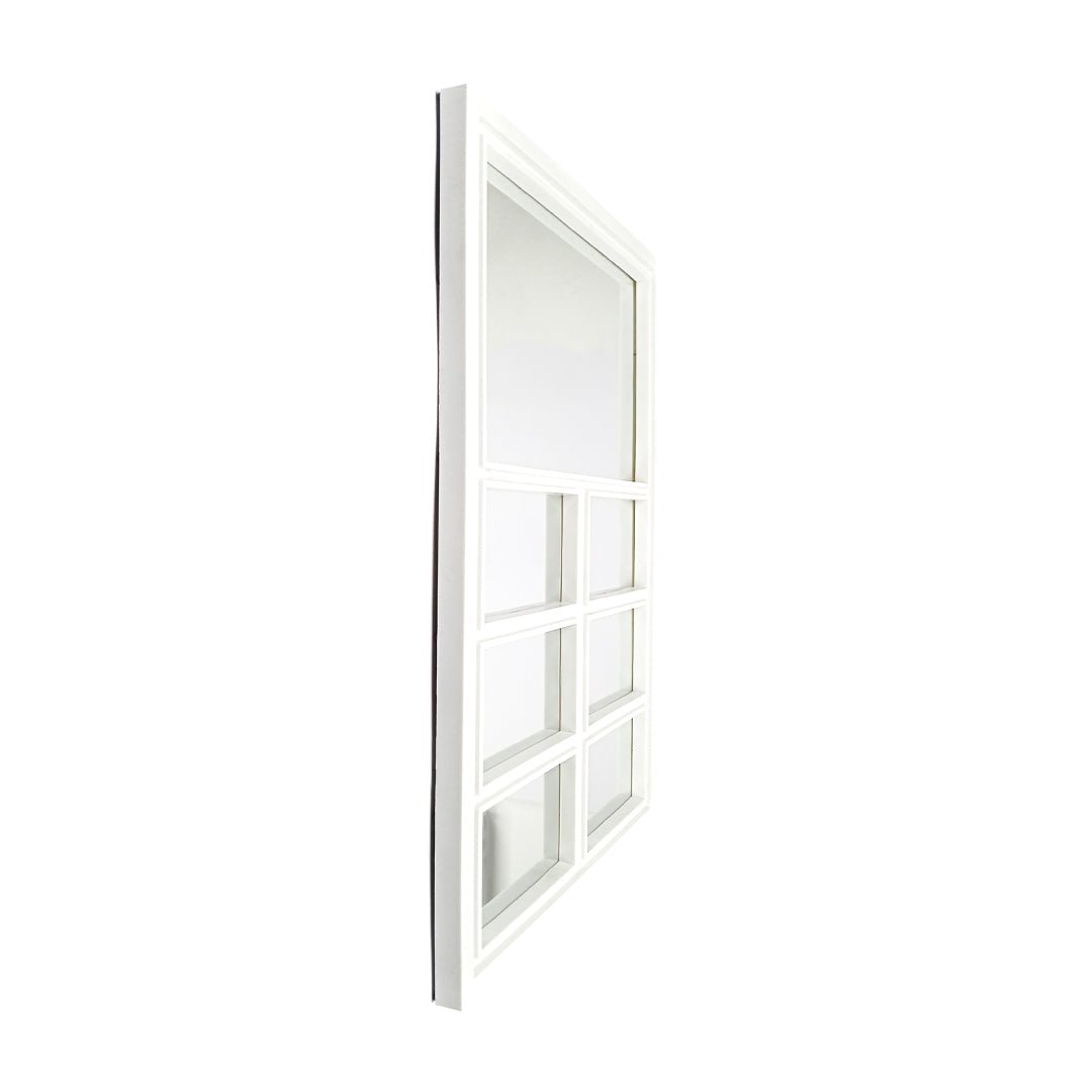 Espejo Tipo Ventana Blanco 58x37cm