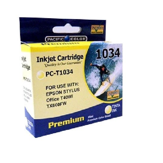 Cartucho  Alternativo Pacific Color PC-T1034 Yellow