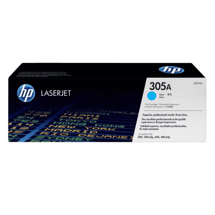 Toner Original HP 305A Cian (CE411A)