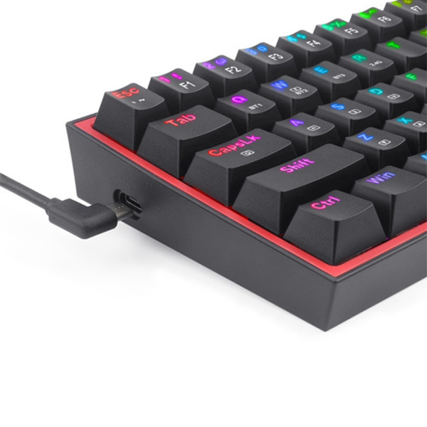 Teclado Mecánico Redragon Fizz Black K616 RGB