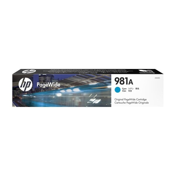 Cartucho Original de Tinta HP 981A Cyan (J3M68A)