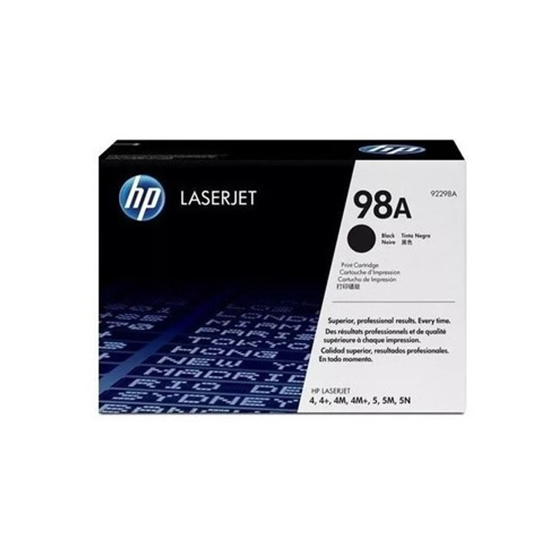 Toner Original HP 98A (92298A) Negro