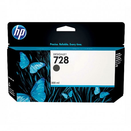 Cartucho Original Hp 728 Matte Black (F9J68A) 300 ml