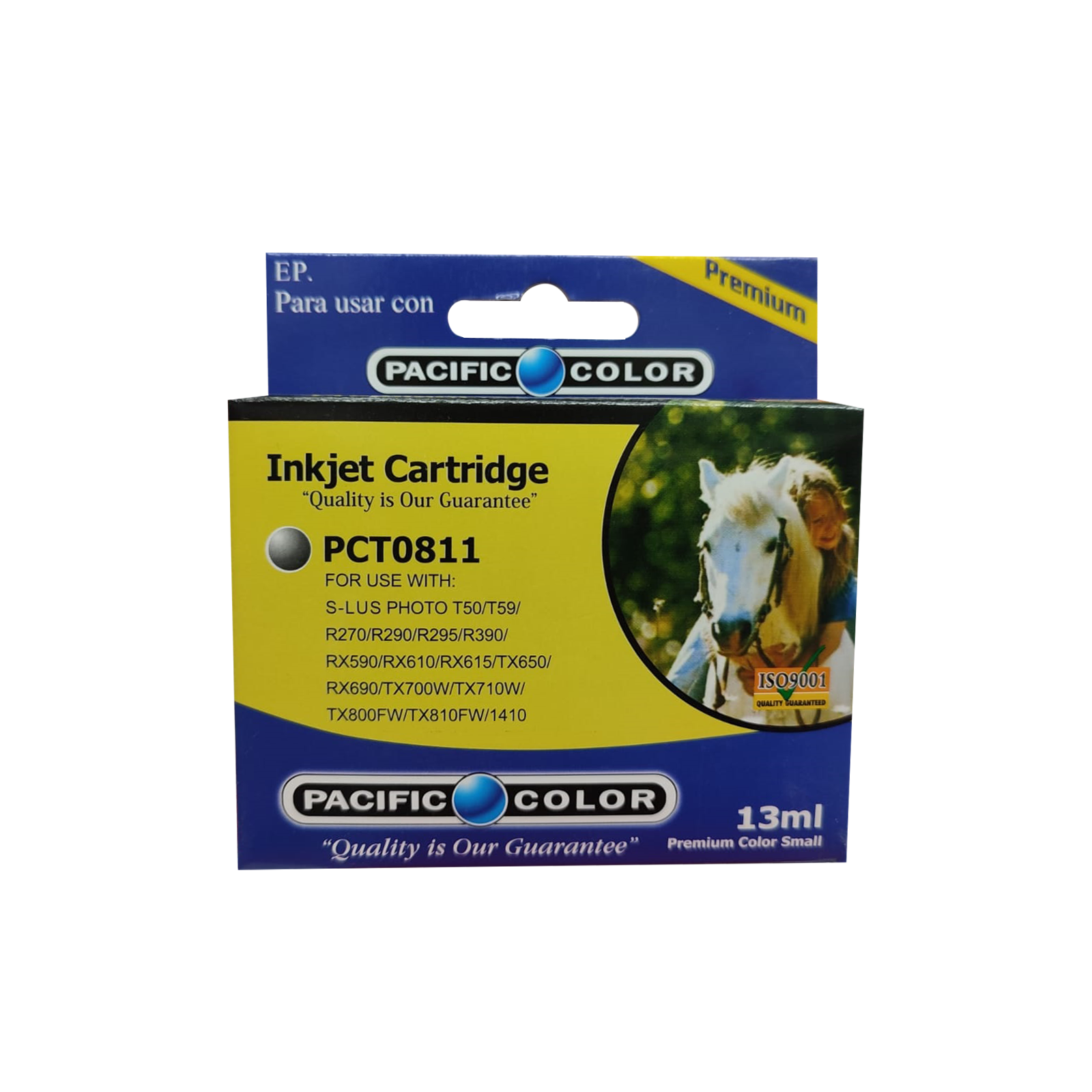 Cartucho Alternativo Pacific Color 81 PC-T0811 Black