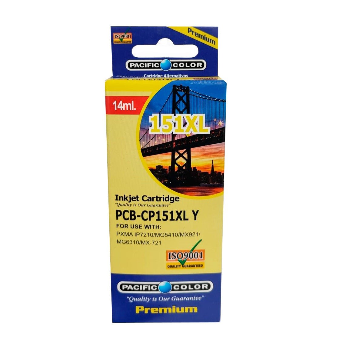 Tinta alternativa Pacific Color CLI-151XL Yellow