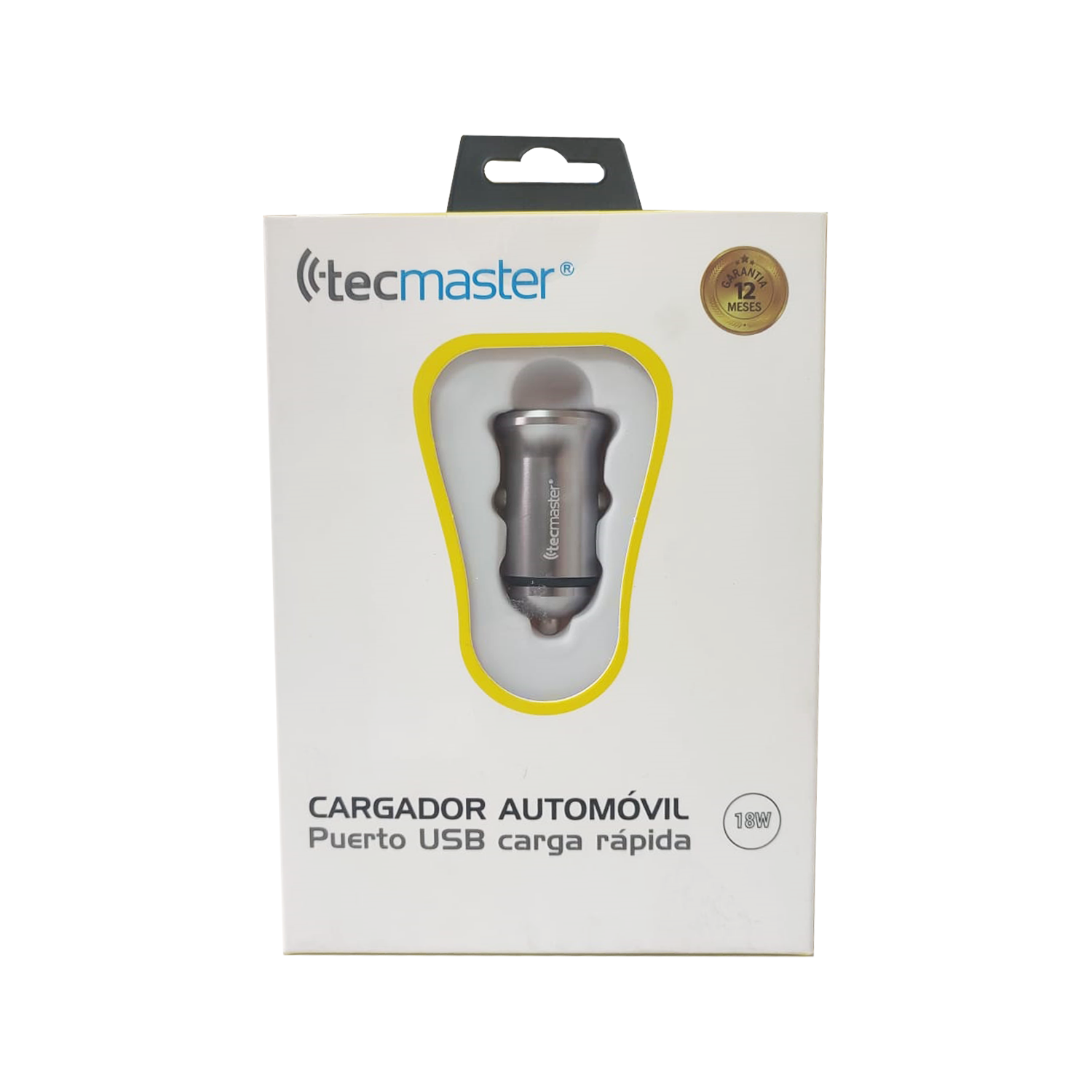 Cargador de Auto Tecmaster Qc 3.0 18w Carga Rapida