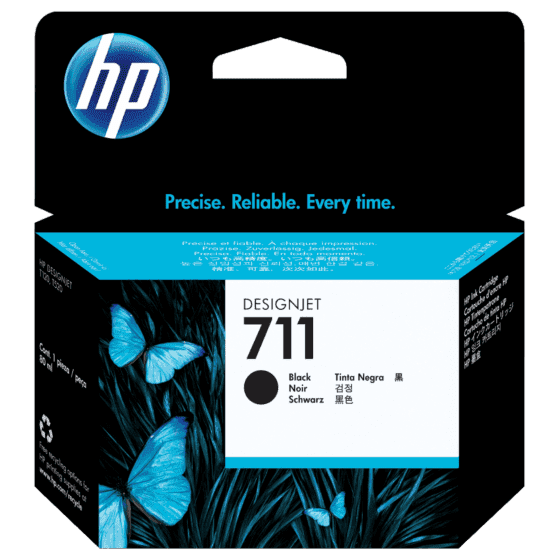 Cartucho Original HP 711 BK 80 ml (CZ133A)