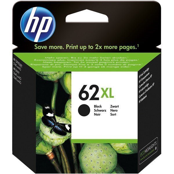 Cartucho Original HP 62XL Black (C2P05AL)