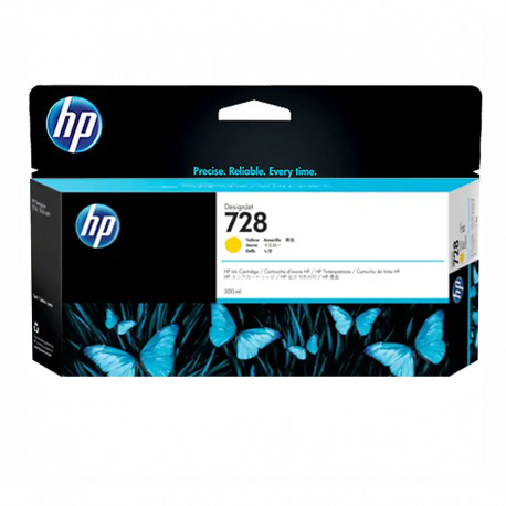 Cartucho Original Hp 728 Yellow (F9K15A) 300 ml